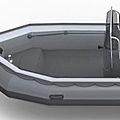outboard inflatable boat / center console / semi-rigid - 680 PRORAID