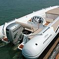 outboard inflatable boat / center console / semi-rigid / motor-boats yacht tenders - 320 EVO