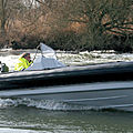 outboard inflatable boat / center console / semi-rigid / patrol-boats - 7.5M
