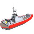 outboard inflatable boat / center console / semi-rigid / rescue boats - FRC © 702 - Rescue