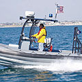 outboard inflatable boat / center console / semi-rigid / with T-top - SEA FORCE® 540
