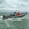 outboard inflatable boat / inflatable tenders with jockey console / semi-rigid / rescue boats - XS 540