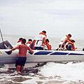 outboard inflatable boat / semi-rigid / rescue boats - MOON 900