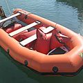 outboard inflatable boat / semi-rigid / rescue boats - RIBO 450