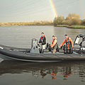 outboard inflatable boat / twin engine / center console / semi-rigid - DELTA 790X NORTH WEST POLICE