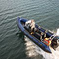 outboard inflatable boat / twin engine / center console / semi-rigid - XS 650