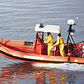 outboard inflatable boat / twin engine / center console / semi-rigid - ZH-662 OB LE
