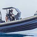 outboard inflatable boat / twin engine / center console / semi-rigid - 750 COMMANDOS