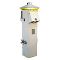 pedestal with built-in lights / electrical / dock / stainless steel - LIGHTHOUSE SS