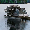 tri-tube pontoon boat / with cabin - HRV