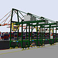 post-Panamax container gantry crane / unloading - SUPERTAINER™