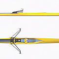 racing rowing-boat / single sculls - FLYWEIGHT