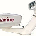 radar antenna mount / Satcom / Aluminium - COMBO
