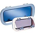 rectangular portlights / for boats / snatch - STANDARD IVORY TRIM