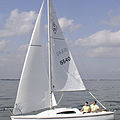 sailboat day-sailer with cabin / serial - 22 SPORT