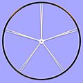 sailboat helm wheel / Aluminium - WHT SERIES