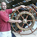 sailboat helm wheel / classic - AMADOUR