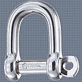 sailboat shackle / D / forged / stainless steel - 1202