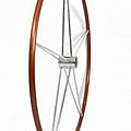 sailboats helm wheel / wooden made - Ø 900 mm | TYPE A