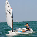sailing dinghy - OPTIMIST