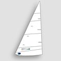 sailing dinghy jib / 470 - PLUS