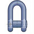 sailboat shackle / straight / flat / stainless steel - 072