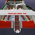ships crane / deck / floor track - MDH 140