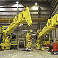 ships crane / deck / floor track - OVER STERN