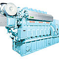 ships engine / medium speed / auxiliary / diesel - 6DE-23 (1200 KWM @ 720 RPM -> 1500 KWM @ 900 RPM)