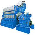 ships engine / medium speed / propulsion / diesel - 6DKM-28E (2100 KWM @ 750 RPM)
