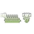 ships engine / propulsion / medium speed / diesel - V48/60CR (14400 KW @ 500 RPM -> 21600 KW @ 514 RPM)