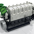 ships engine / propulsion / medium speed / diesel - DX SERIES (138 KW @ 600 RPM -> 883 KW @ 750 RPM)