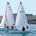 single-handed sailing dinghy / cat boat - X 14'