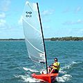 single-handed sailing dinghy / cat boats - EX3