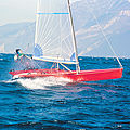 single-handed sailing dinghy / skiff / asymmetric spinnaker / handed single trapeze - VIS