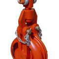 canoe block / with swivel / sailboat - 87D