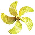 speed boat propeller / bronze / 5-blade - KATAPULT 92