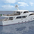 steel luxury super-yacht / Aluminium / classic - TOY 110