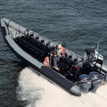 twin engine inflatable boat / outboard / center console / semi-rigid - C-3500