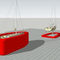 Inflatable wall for boat hull wash  Yachtgarage S.r.l.