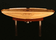 boat furniture : collapsible cockpit table