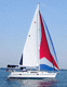 cruising sailboat