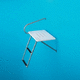 foldaway telescopic boat ladder (platform mount)