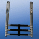 foldaway telescopic boat ladder (platform mount)