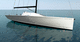 racing sailboat (with canting keel)
