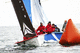 sailboat : racing keelboat (lifting keel)