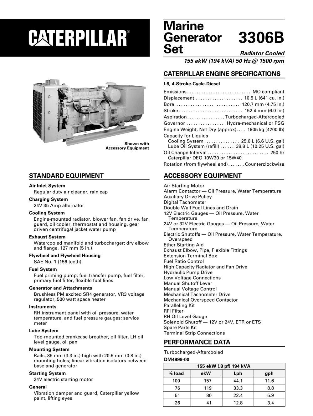 Cat 3306 engine parts manual