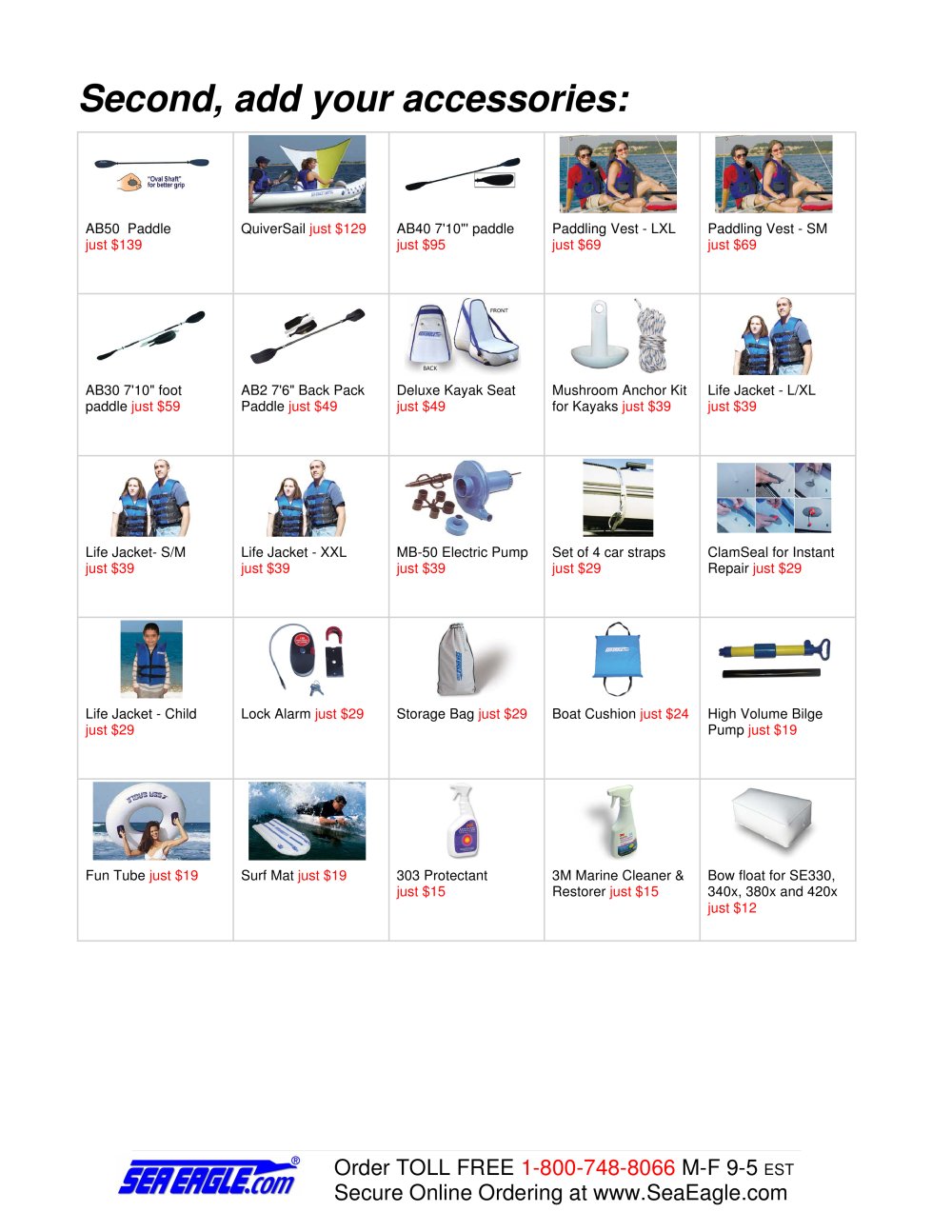SeaEagle.com - 17785, 54058, 16593, 54437, 17581, 54758, 205010