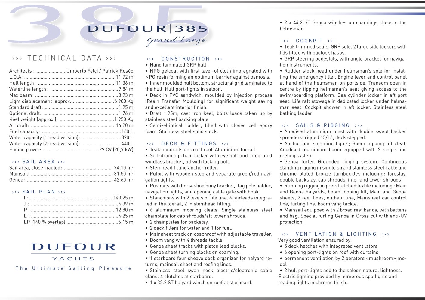 Dufour 385 - Dufour Yachts