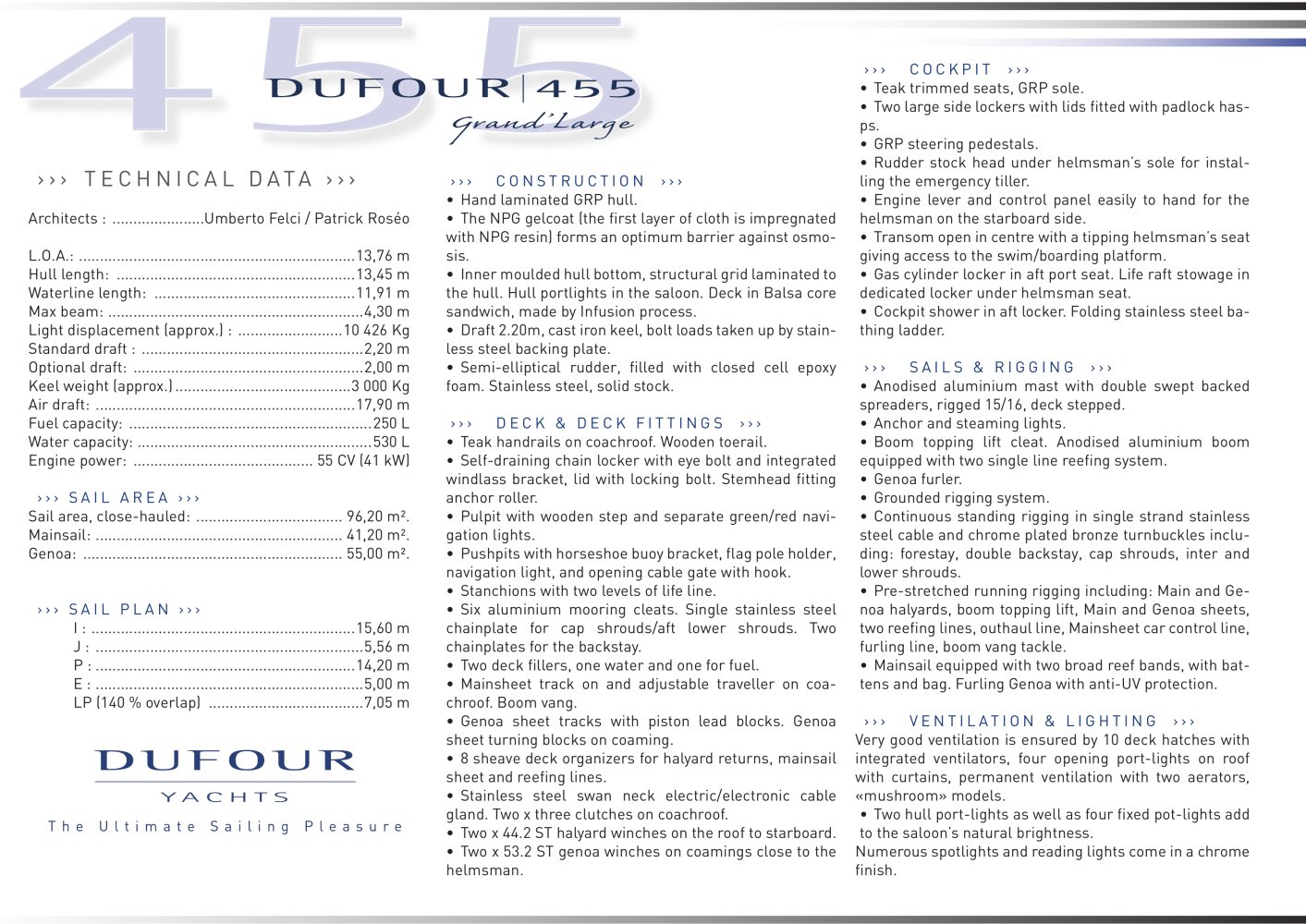 Dufour Yachts - 5071, 42176, 3343, 3644, 4310, 3400, 152536, 34015, 152378